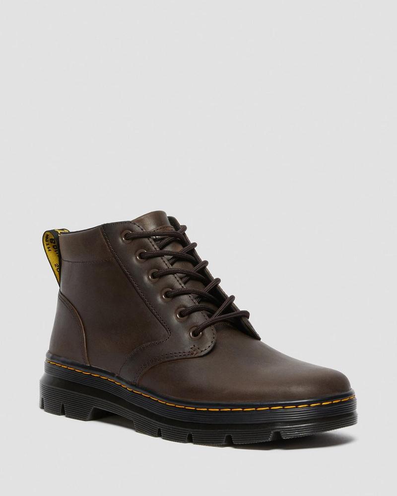 Brown Men\'s Dr Martens Bonny Leather Casual Boots | CA 460XYU